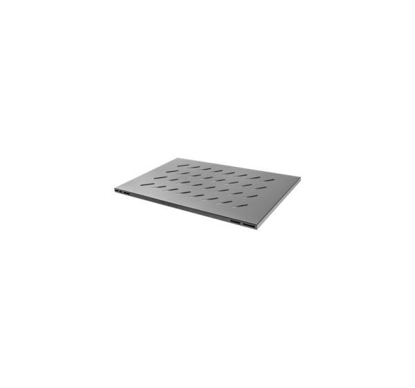 Lanberg 19" fixed shelf 1U/465x715mm, max load capacity up to 120kg | AK-1009-B | Black