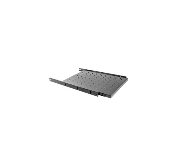 Lanberg 19" Sliding Shelf 1U/465x750mm | AK-1011-B | Black