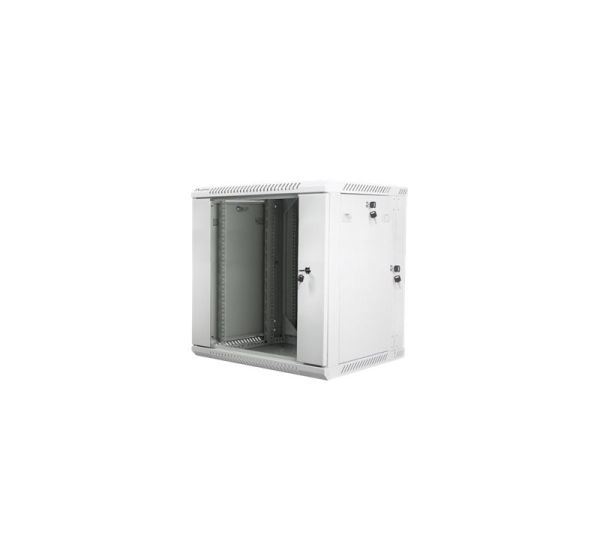 Lanberg | Rack cabinet 19" double-section wall-mount 12U/600x600 (flat pack) | WF02-6612-10S | Grey
