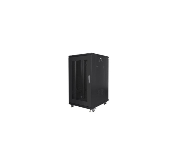 Lanberg | Rack cabinet 19" free-standing 22U/600x800 (flat pack) with mesh door | FF01-6822-23B | Black