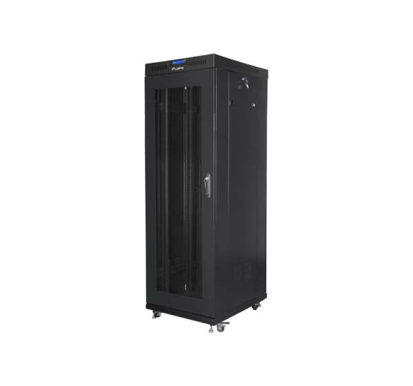 Lanberg | Rack cabinet 19" free-standing 37U/600x800 (flat pack) with mesh door, LCD | FF01-6837-23BL | Black