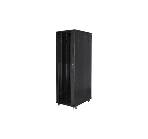 Lanberg | Rack cabinet 19" free-standing 42U/800x1000 (flat pack) | FF01-8042-12B | Black