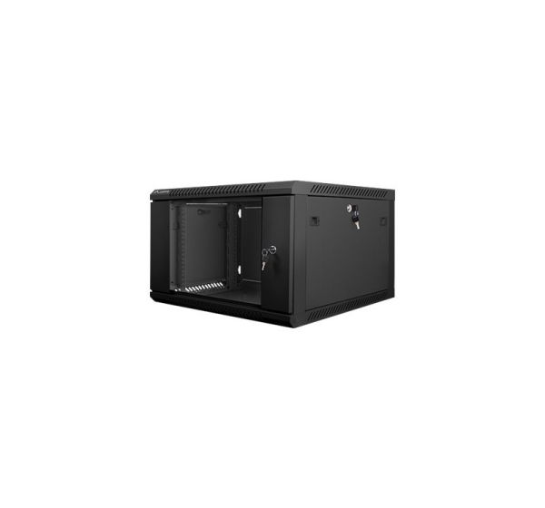 Lanberg | Rack cabinet 19" wall-mount 6U/600x600 (flat pack) | WF01-6606-10B | Black