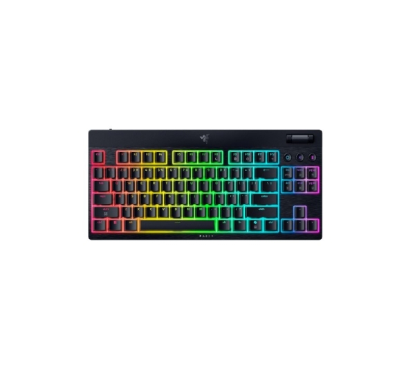 Razer | BlackWidow V4 Low-Profile HyperSpeed | Keyboard | Wireless | US | Bluetooth | Orange Switches | Black