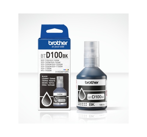 Brother BTD100BK | Ink Bottle | Black