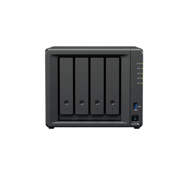 Synology DiskStation | DS425+ | Intel Celeron | J4125 | Processor frequency 2.0 GHz | 2 GB | DDR4 | Black