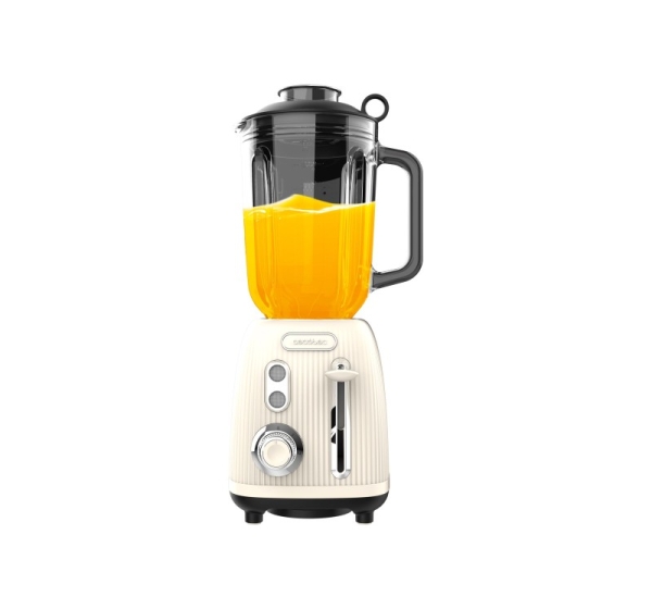Blender Power Black Titanium RetroBeige Cecotec Tabletop 1200 W