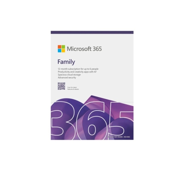 Microsoft M365 Family EP2-32335 License term 1 year(s) English