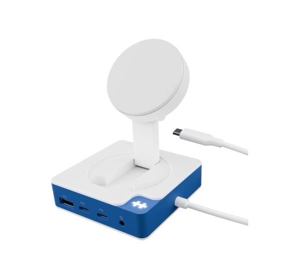 Hyper HyperDrive Flex MagCharge USB-C Hub, White/Blue | HD8100BUGL | HDMI ports quantity 1