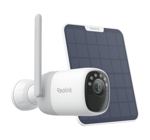 Reolink Wireless Pan & Tilt Long Lasting Solar/Battery Camera with Spotlights Altas Series B630 with Solar Panel Bullet