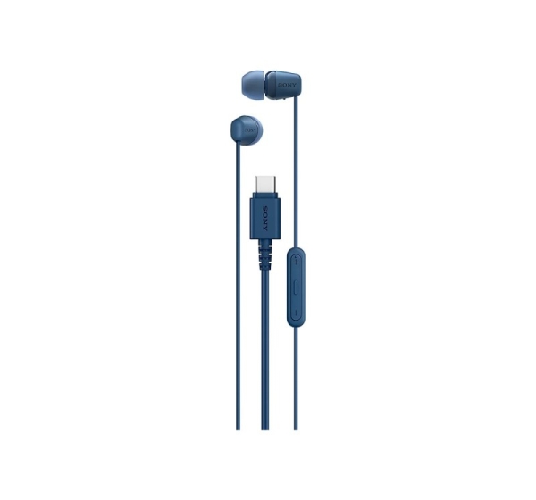 Sony Earbuds | IER‑EX15C | Wired | In-ear | Microphone | Blue