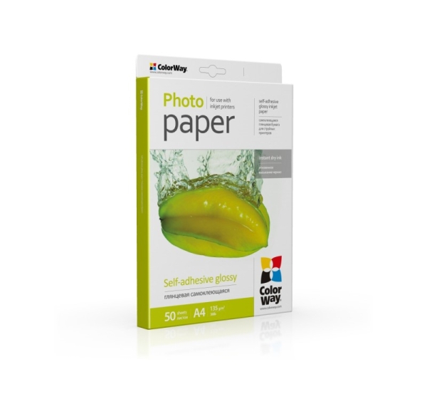 ColorWay Photo Paper, 50 sheets | Glossy | 135 g/m² | A4