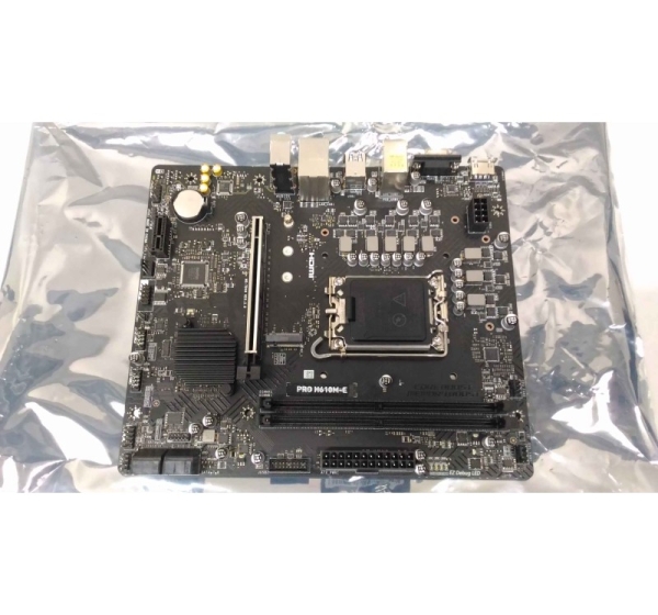 SALE OUT. MSI PRO H610M-E Processor family Intel Processor socket  LGA1700 Supported hard disk drive interfaces SATA, M.2