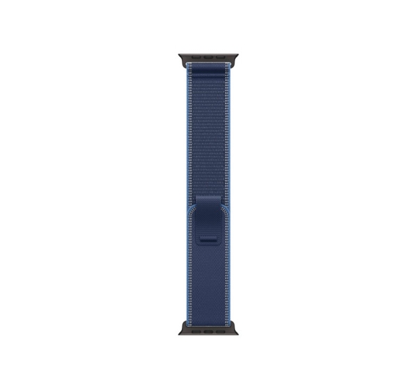 Apple | 49mm Blue/Bright Blue Trail Loop - S/M - Black Titanium Finish
