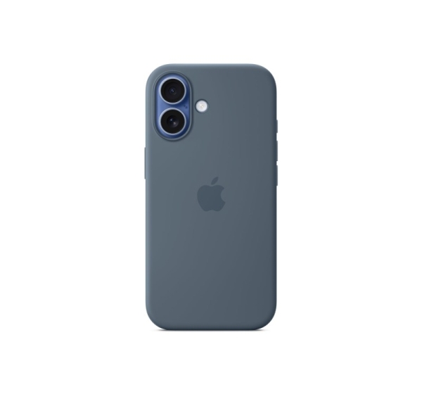 Apple iPhone 17 Silicone Case with MagSafe - Anchor Blue | Apple