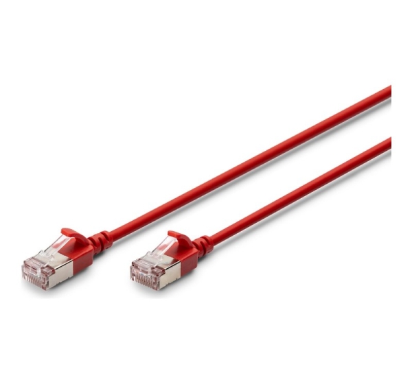 Digitus Slim Patch Cable, 1 m | DK-1632-A-010S-R | Red