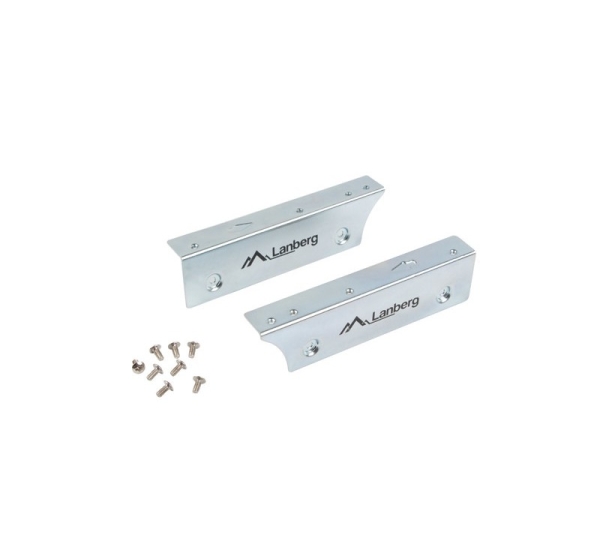 Lanberg Mounting Frame for 2.5" SSD/HDD to 3.5" Bay | IF-35-25 | Silver | Frame for 2.5" SSD/HDD to 3.5" Bay