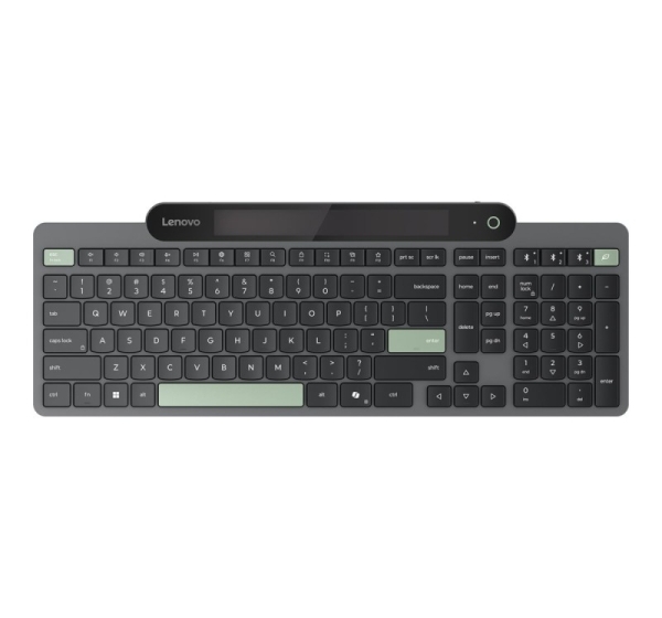 Lenovo Self-Charging Bluetooth Keyboard | Keyboard | Bluetooth | US Euro | Black