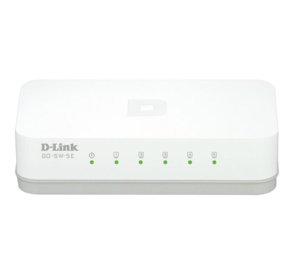 D-Link | 5-Port Fast Ethernet Easy Desktop Switch | GO-SW-5E/E