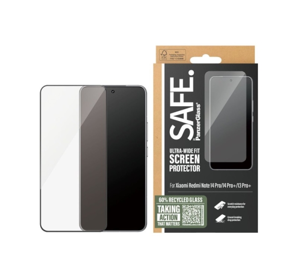 PanzerGlass Screen protector Xiaomi Redmi Note 14 Pro, 14 Pro+, 13 Pro+ Glass