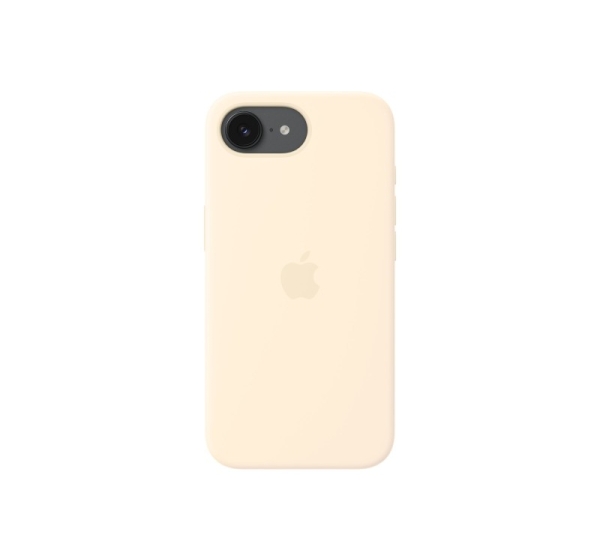 Apple iPhone 17e Silicone Case with MagSafe – Vanilla | Apple