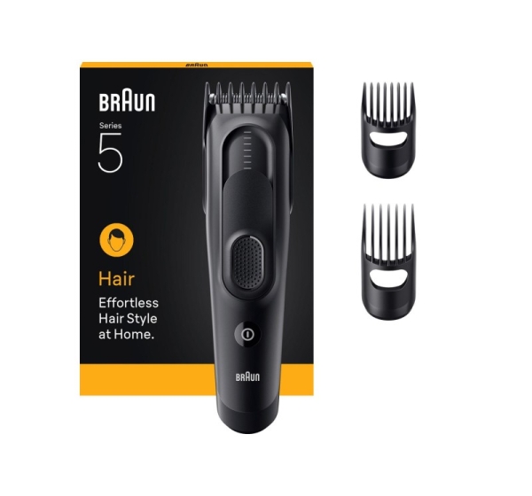 Braun Hair Clipper HC5530 Series 5 Cordless Number of length steps 17