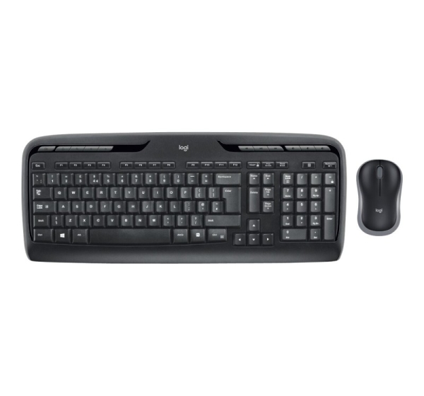 Logitech MK330 | Keyboard and Mouse Set | Wireless | Mouse included | US International | Black