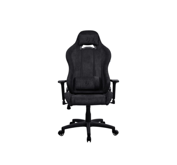 Arozzi Torretta Soft Fabric | Gaming Chair | Metal/Reinforced nylon | Pure Black