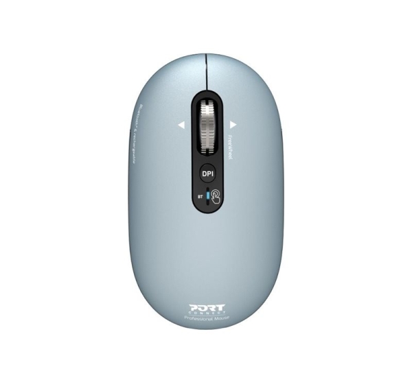 PORT CONNECT Mouse | PURE MAC | Wireless | Bluetooth | Pastel Blue