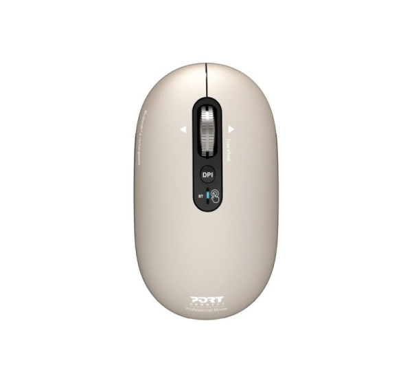 PORT CONNECT Mouse | PURE MAC | Wireless | Bluetooth | Beige Perle
