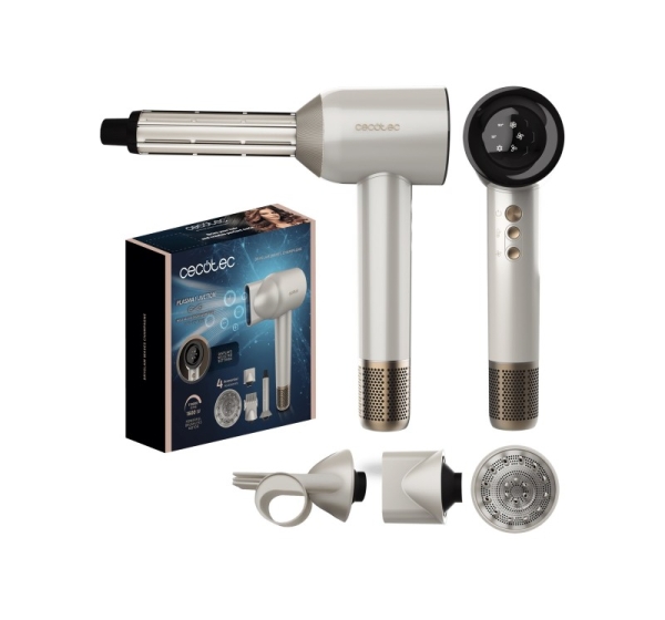 Cecotec Hair dryer | DryGlam Waves Champagne | 1600 W | Number of temperature settings 3 | Ionic function | Champagne | Diffuser nozzle
