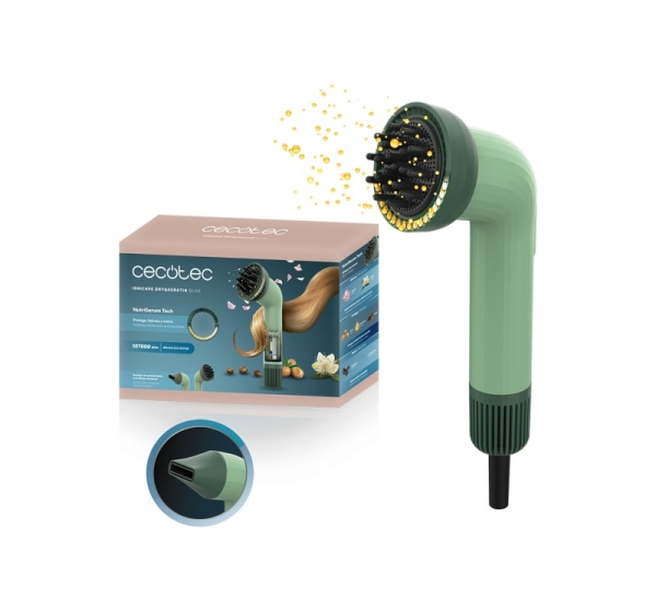 Cecotec Hair dryer | IoniCare Dry&Keratin Olive | 1200 W | Ionic function | Number of temperature settings 1 | Green