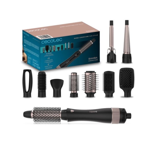 Cecotec Air brush CeramicCare 10in1 Styler 10-in-1 Number of heating levels 3 1000 W