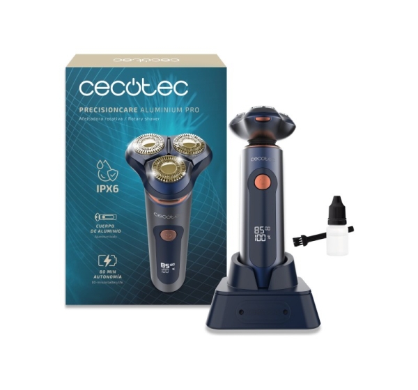 Cecotec Shaver PrecisionCare Aluminium Pro Operating time (max) 80 min Wet & Dry
