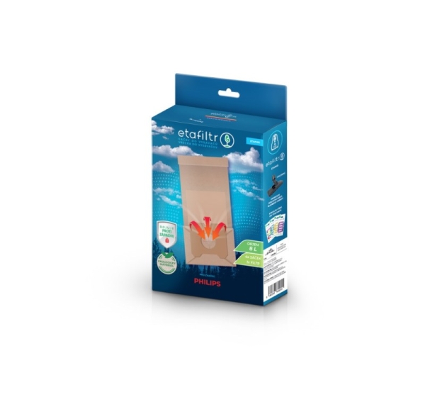 ETA Dust bags for AEG, Electrolux and Philips vacuum cleaners | ETAPHI5 | 4 pc(s) | Brown