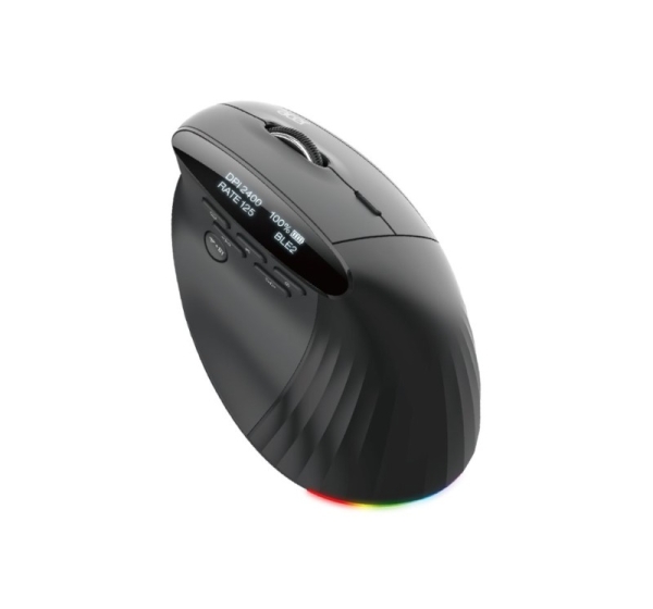 Acer Smart Fit Vertical Mouse, Retail pack | Wireless | Bluetooth | Black