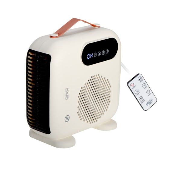 Adler LED Fan Heater with Remote Control AD 7756 Fan heater 2000 W