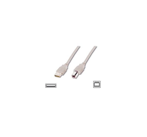 Logilink | USB 2.0 connection cable | USB-A to USB-B USB B male