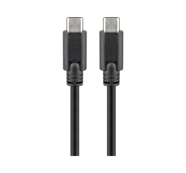 Goobay 67976 USB-C 3.1 generation 1 cable, black, 1m | Goobay | USB-C Charge Cable USB-C male | USB-C male