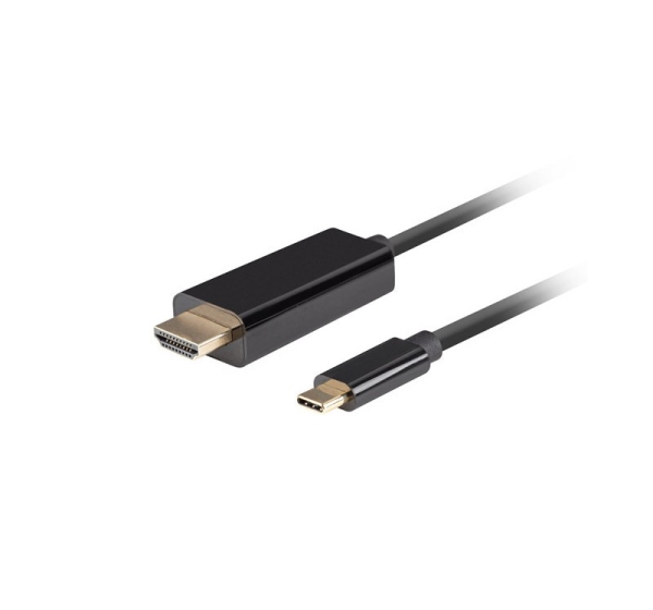 Lanberg USB-C to HDMI Cable, 1 m 4K/60Hz, Black Lanberg USB-C to HDMI Cable CA-CMHD-10CU-0010-BK