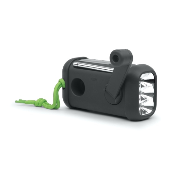 Muse Portable Solar Radio with Crank and Flashlight MH-08 MB AUX in