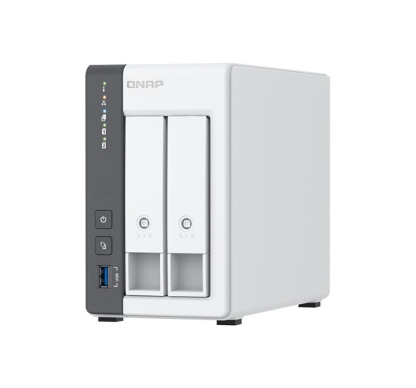 QNAP 2-bay 2.5 GbE NAS with Integrated NPU TS-216G ARM 4-core Cortex-A55