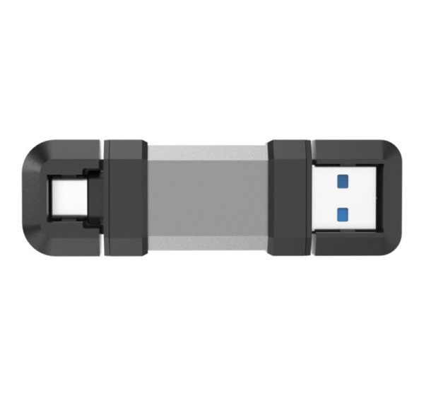 Silicon Power Dual USB Drive | Mobile C51 | 128 GB | USB Type-C/Type-A | Silver