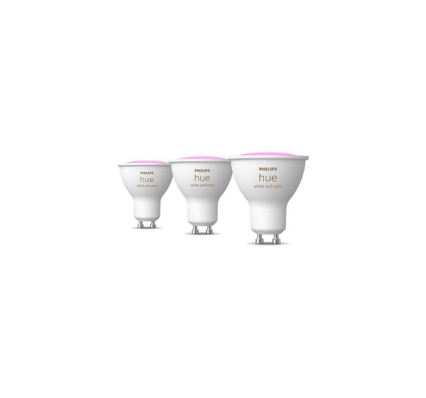 Philips Hue Smart Spotlight, 3pcs pack | GU10 | 4.2 W | White and colour light