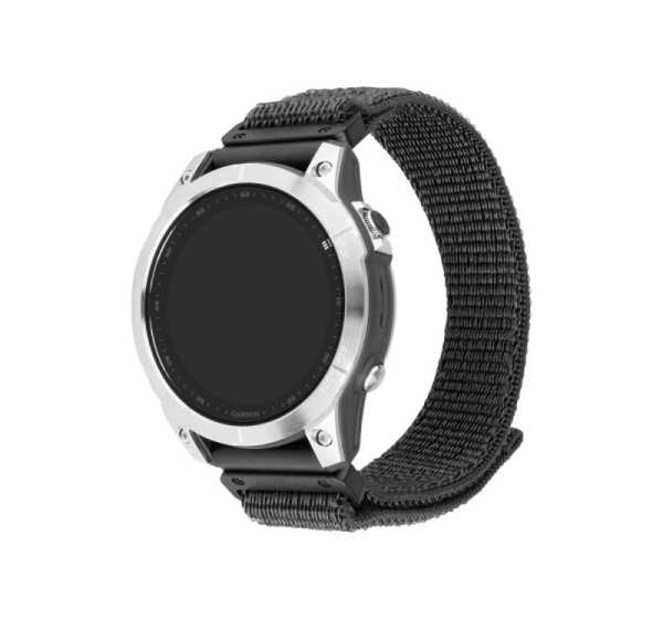 Fixed Sporty Strap for Garmin QuickFit 22mm 160-210 mm Dark gray