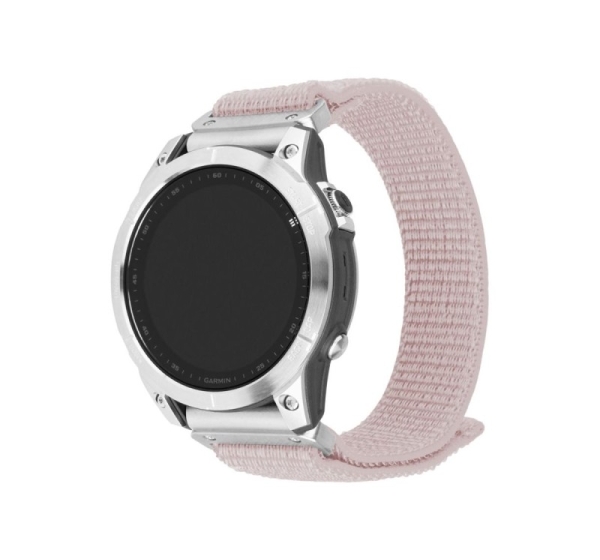Fixed Sporty Strap for Garmin QuickFit 22mm 160-210 mm Rose gold