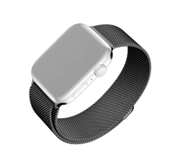 Fixed | Mesh Strap for Apple Watch 42/44/45/46/49mm | 42 mm, 44 mm, 45 mm, 46 mm, 49 mm | Black