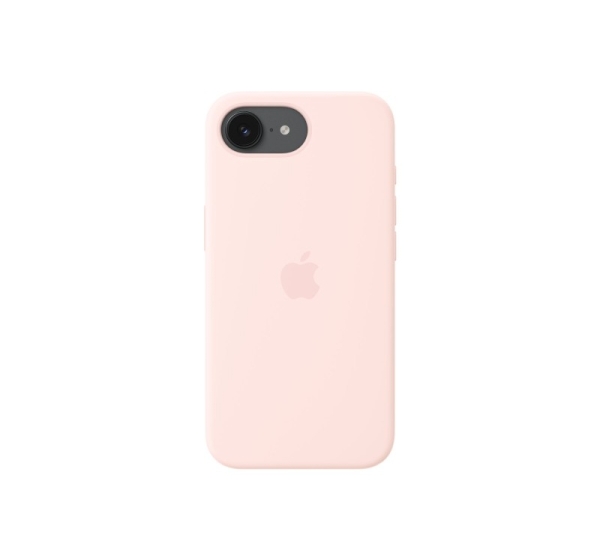 Apple iPhone 17e Silicone Case with MagSafe – Soft Pink | Apple