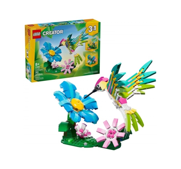 LEGO CREATOR 3 IN 1 31384 Wild Animals: Colorful Hummingbird