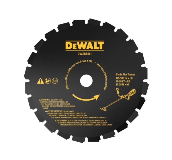 DEWALT TARCZA TNĄCA 24z DO KOSY 54V
